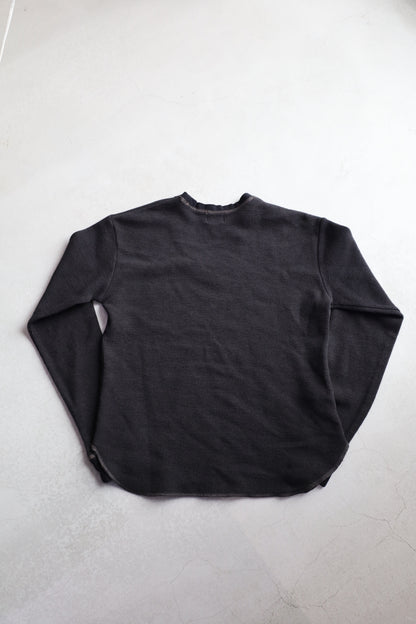 HOWIE black overdye thermal long Sleeve (Overdyed Blue to Black)