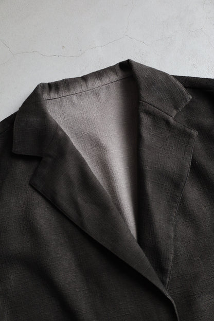 HOWIE black spray fade tailored jacket (taupe)