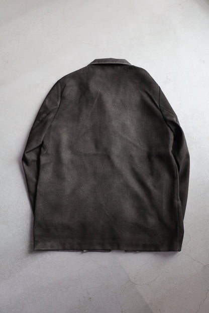 HOWIE black spray fade tailored jacket (taupe)