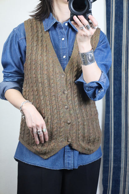 A424 / 1990's OLD Polo by Ralph Lauren Knit Vest