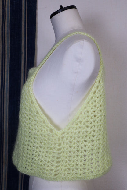 A32 / 1990's OLD UNKNOWN Knit bustier