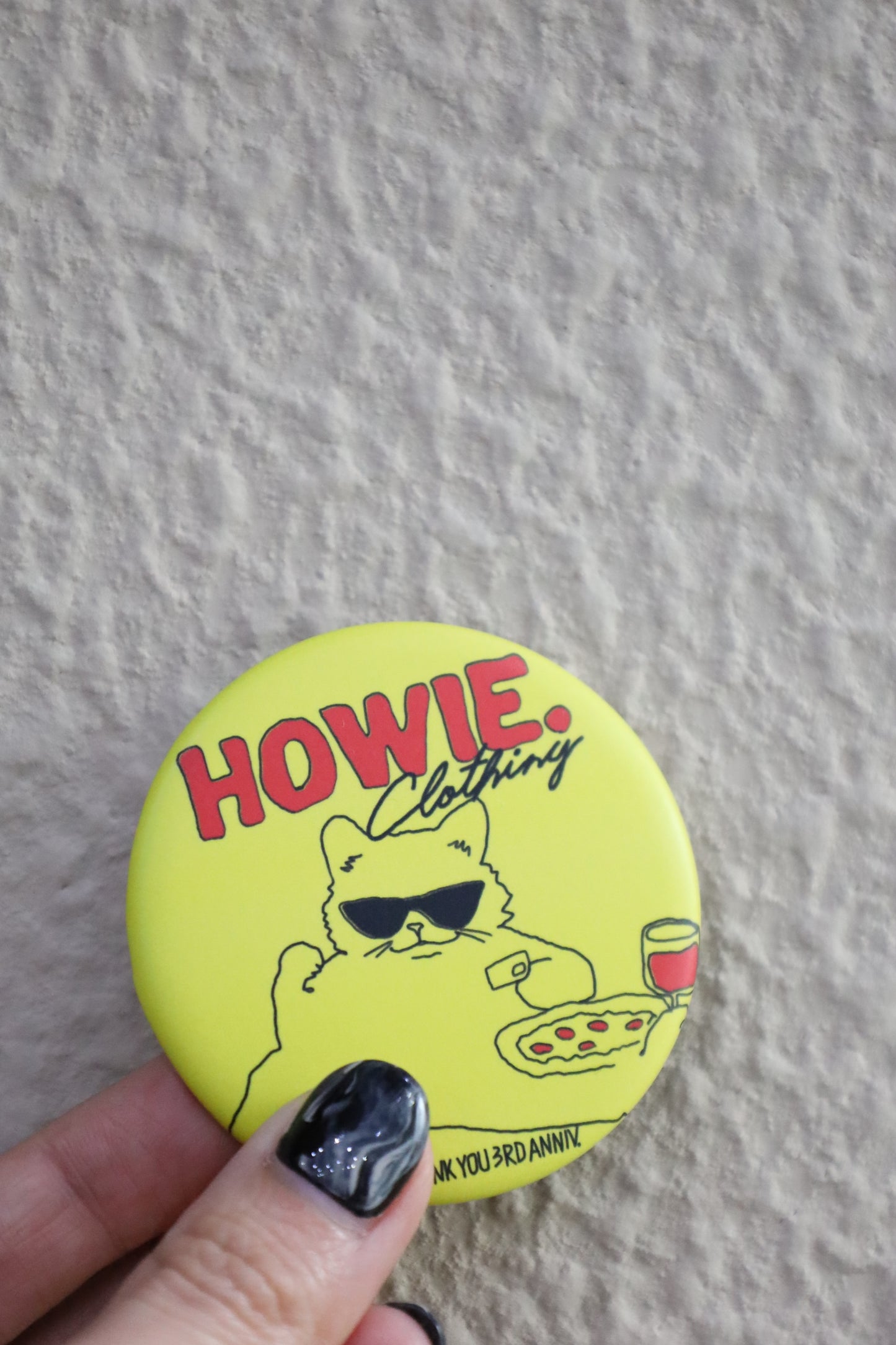HOWIE compact mirror (yellow)