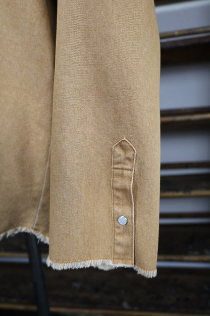 HOWIE DENIM SHIRT (camel)