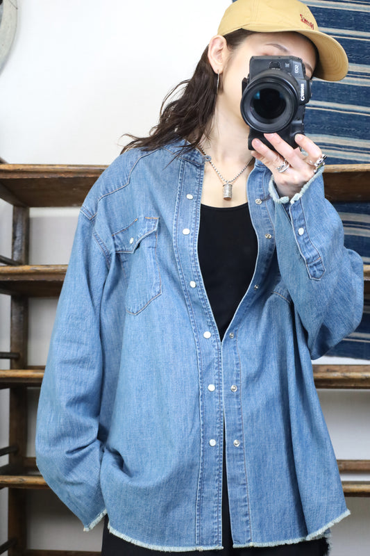 HOWIE DENIM SHIRT (Indigo)