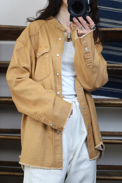 HOWIE DENIM SHIRT (camel)