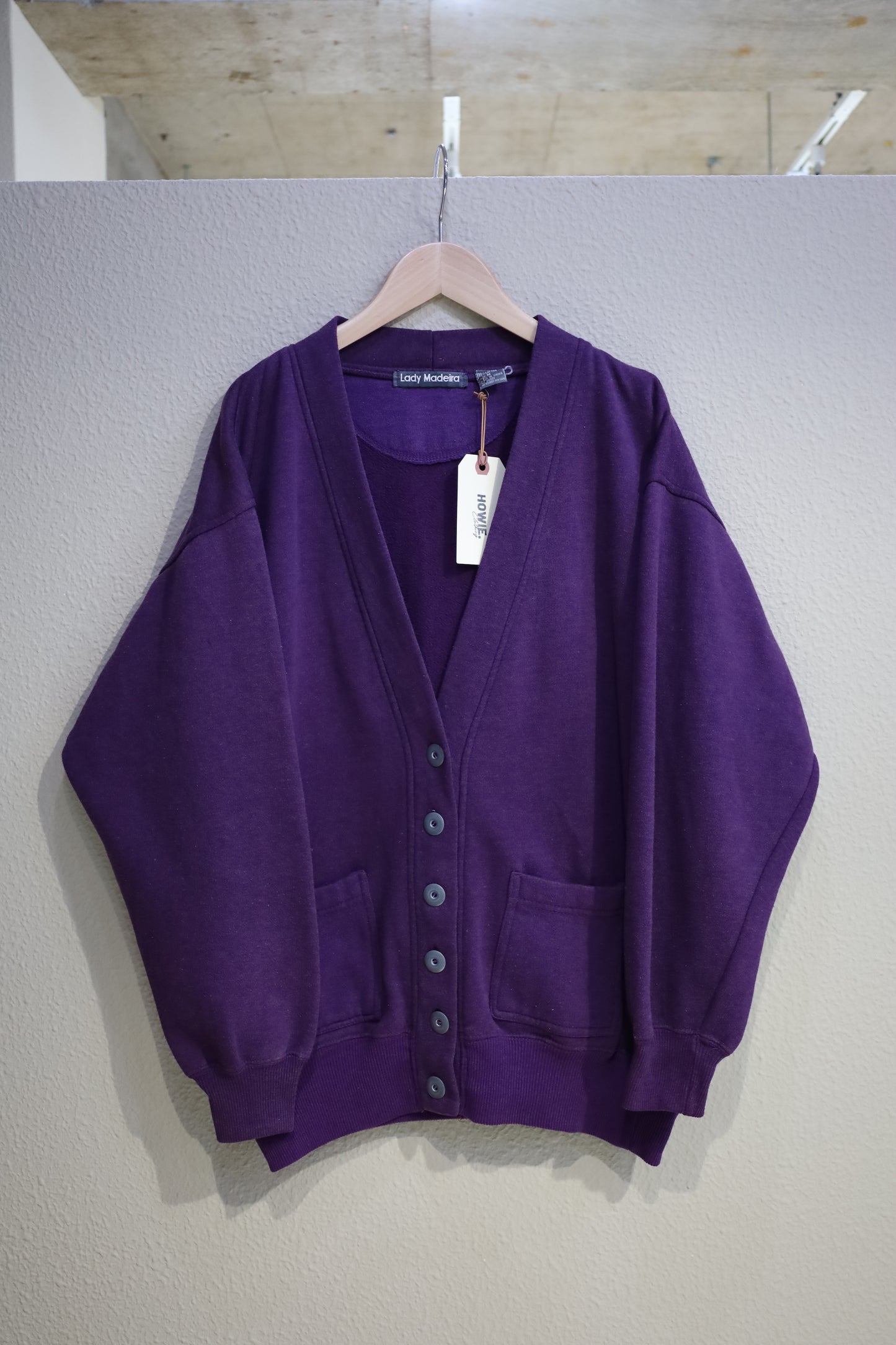695 / early2000's Lady Madeira sweat cardigan