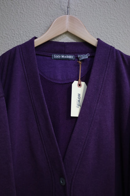 695 / early2000's Lady Madeira sweat cardigan