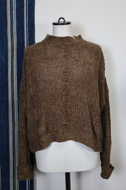 A425 / 2000's COCO G SHAY short length mole knit