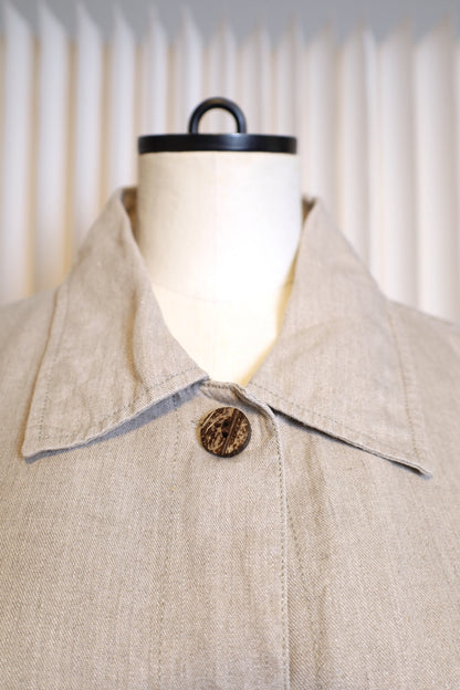 A505 / EURO WORK VINTAGE linen work coat