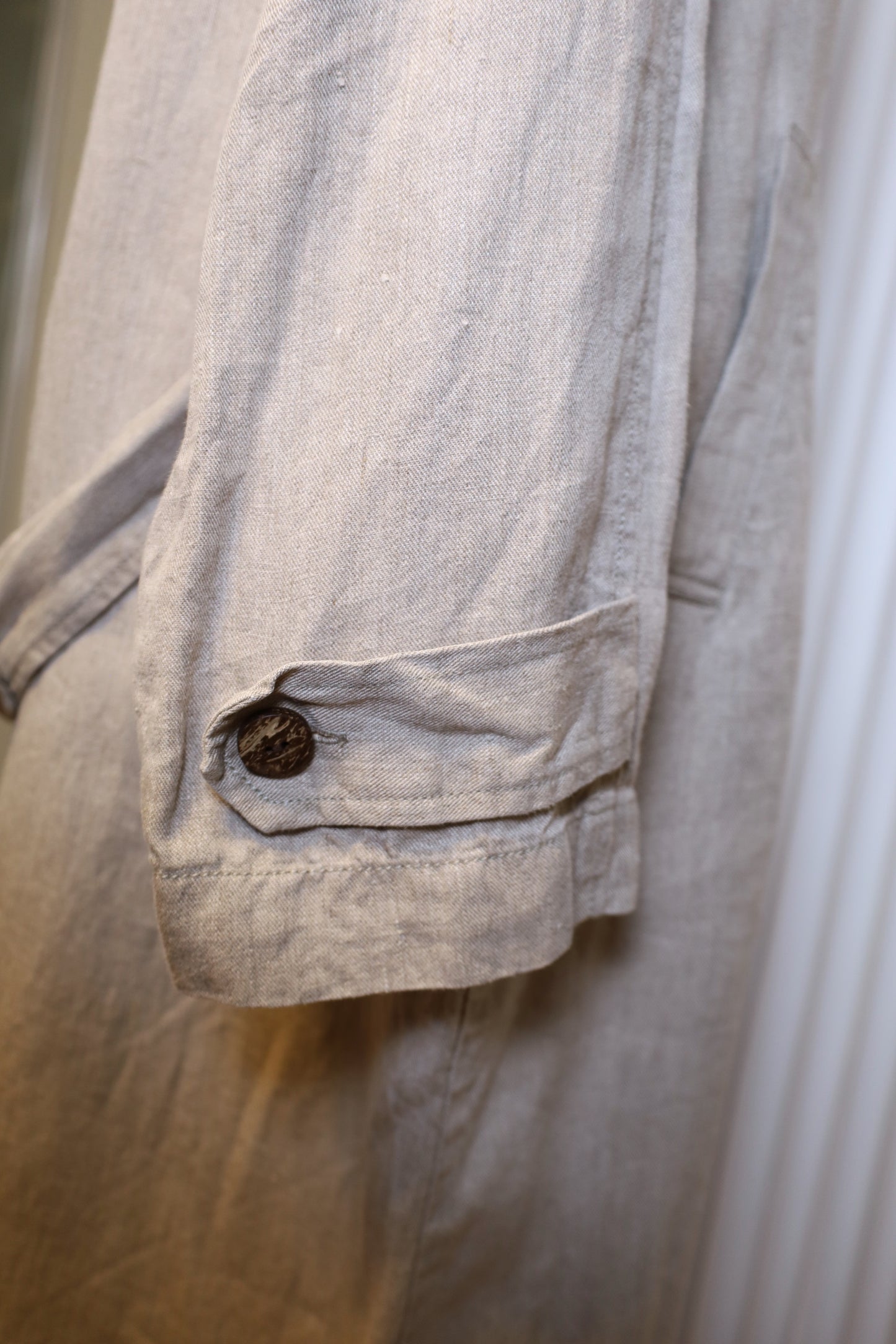 A505 / EURO WORK VINTAGE linen work coat