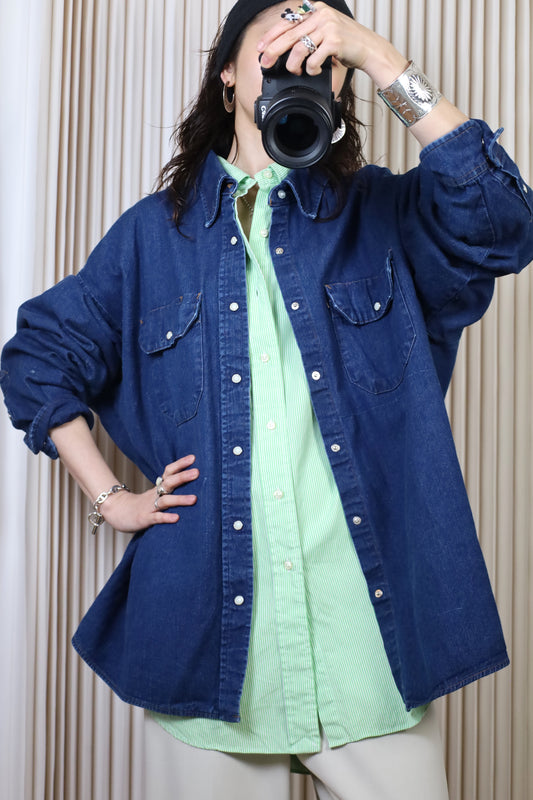 A502 / early2000's BIG BEN denim shirt