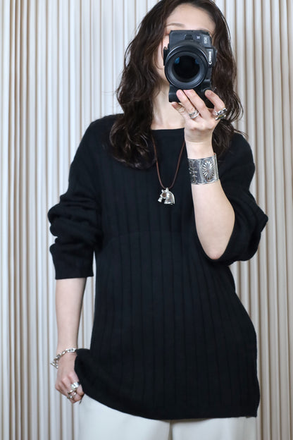 270 / 1990's PERRY ELLIS Rib cotton knit