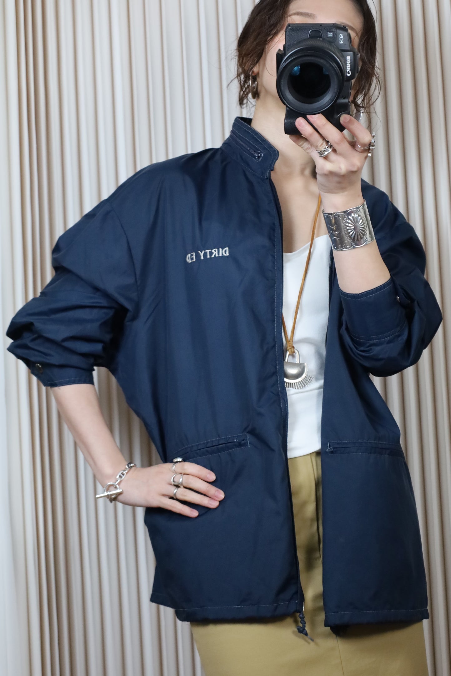 A546 / 1980's UNKNOWN nylon jacket