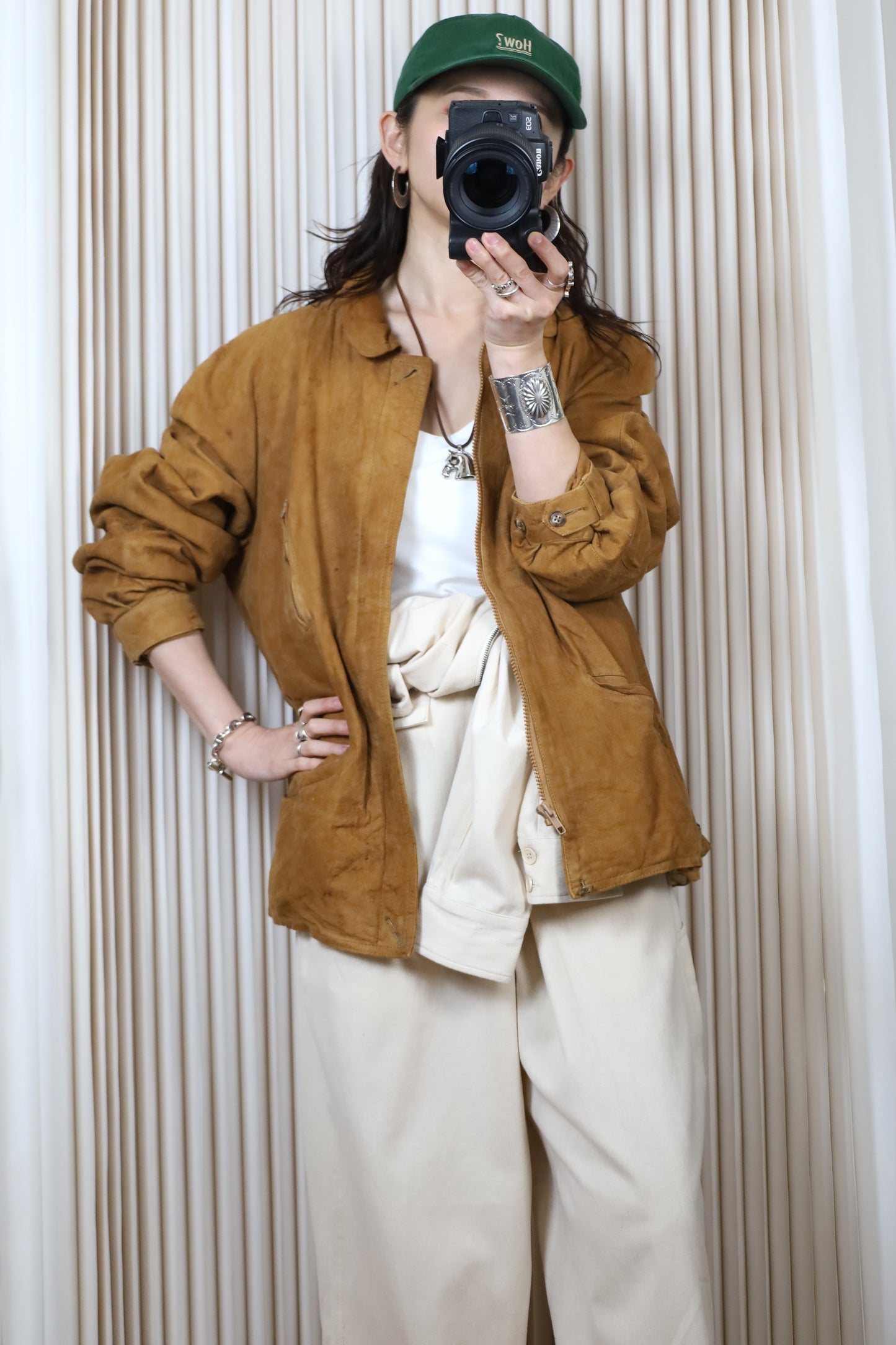 A543 / 1990's ALAN FLUSSER suede jacket