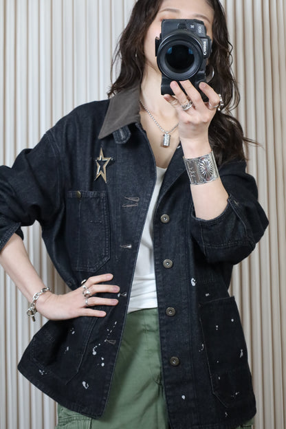 HOWIE Painted Coverall (black)