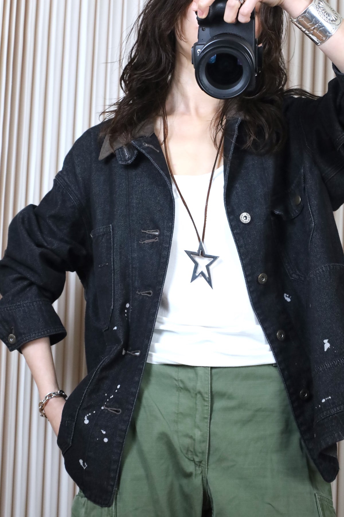 HOWIE Painted Coverall (black)