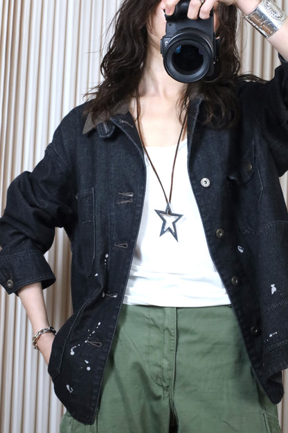 HOWIE Painted Coverall (black)