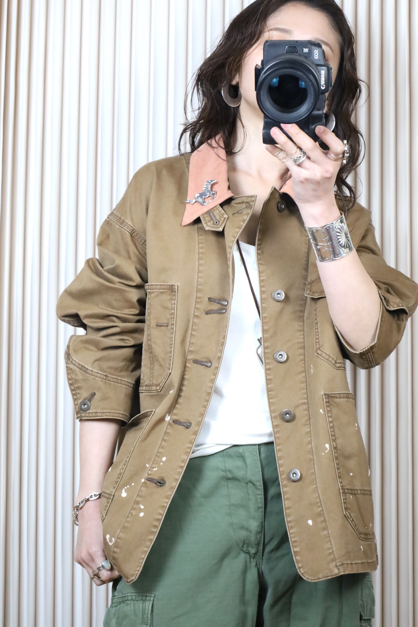 HOWIE Painted Coverall (brown)
