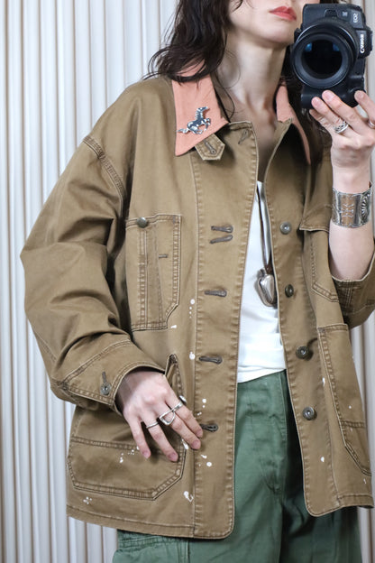 HOWIE Painted Coverall (brown)
