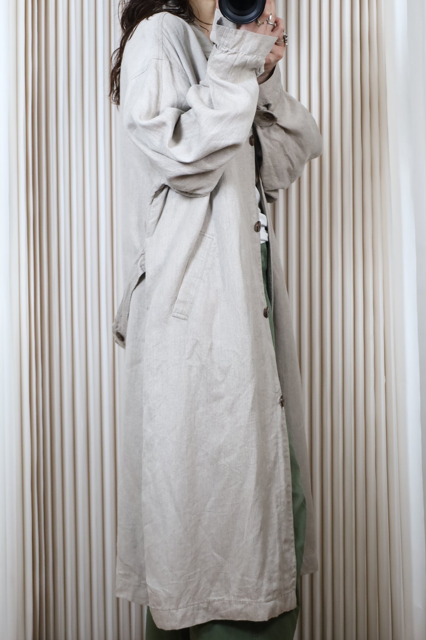 A505 / EURO WORK VINTAGE linen work coat
