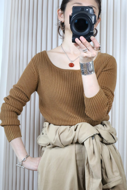 737 / 1990's OLD GAP RIB cotton knit