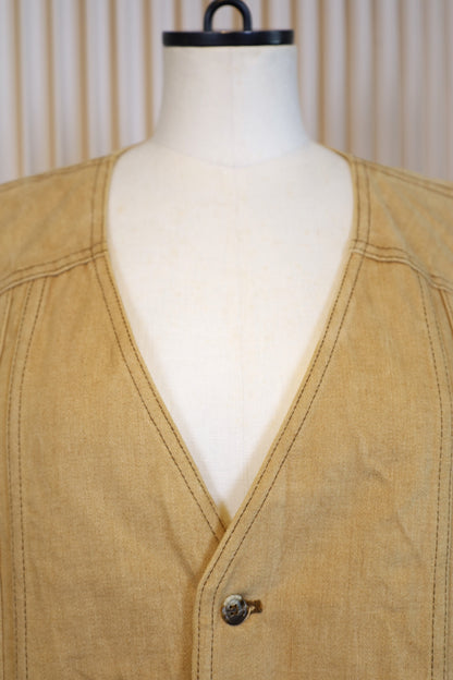 A539 / 1970's Lee Moleskin fabric work vest