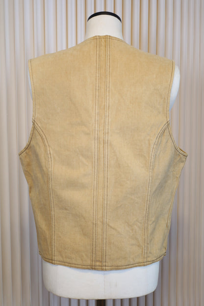 A539 / 1970's Lee Moleskin fabric work vest