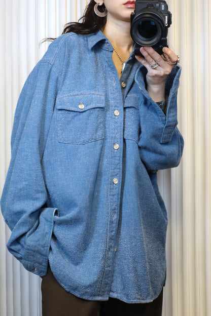 714 / 1980's L.L.Bean cotton  shirt