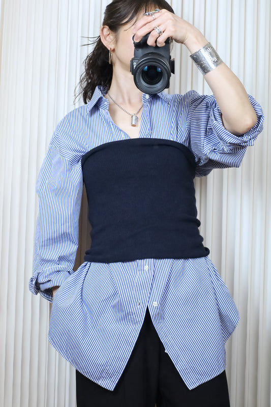 A580 / early2000's polo by Ralph Lauren stripe  shirt