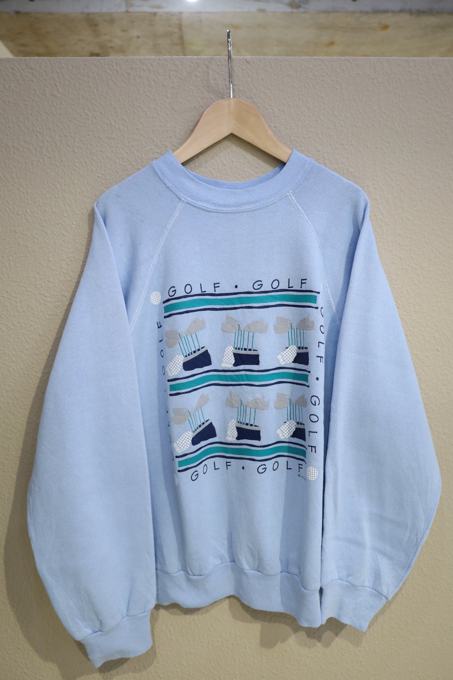 B1014 / 1980-90's UNKNOWN print sweat