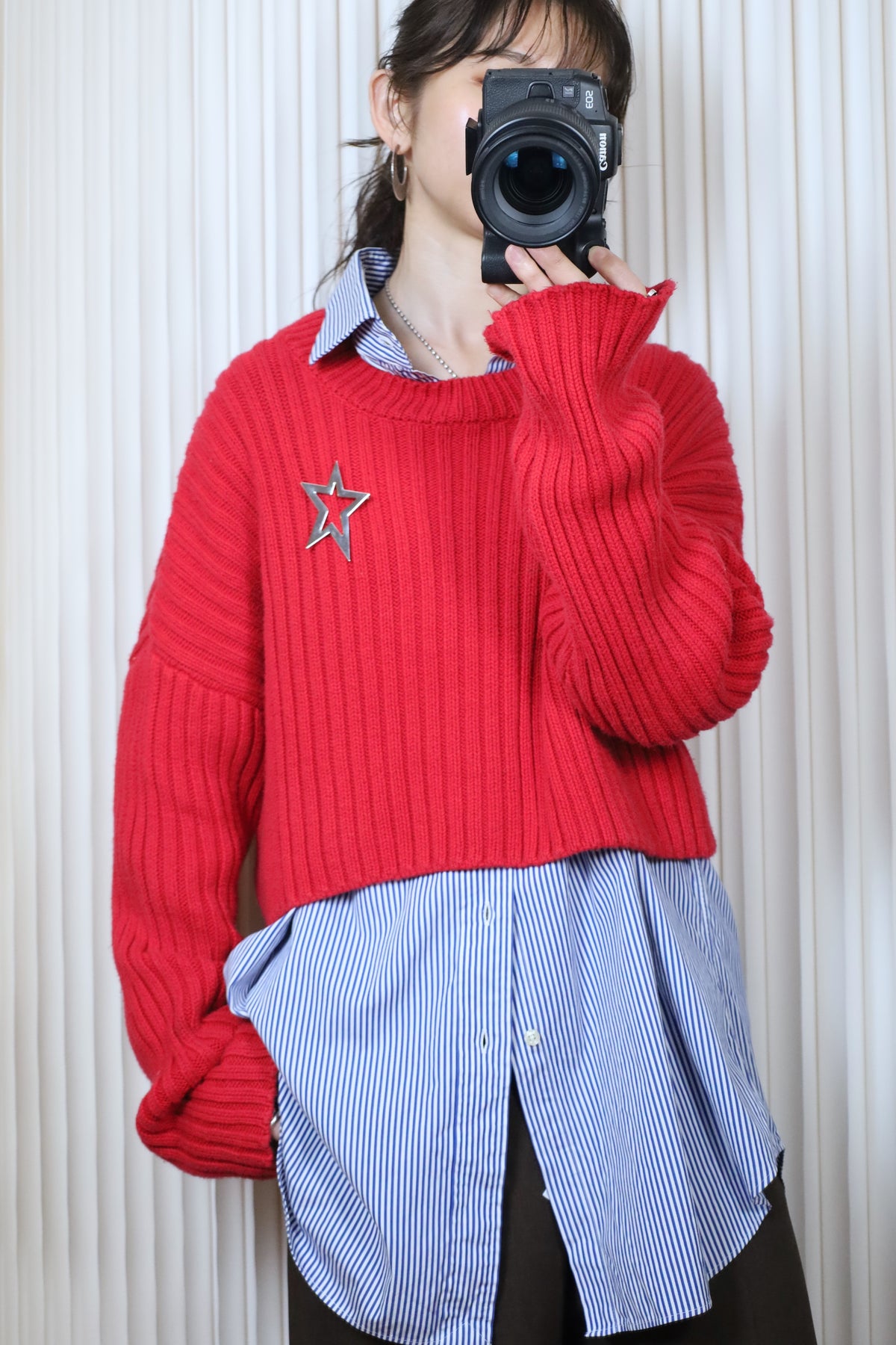 J44 / early2000's  COTTON CANDY LA cotton knit