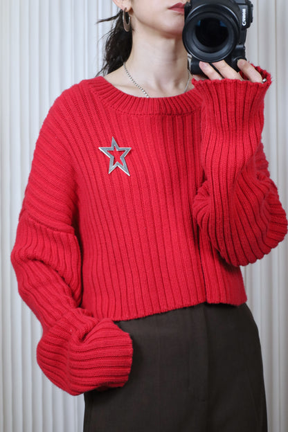 J44 / early2000's  COTTON CANDY LA cotton knit