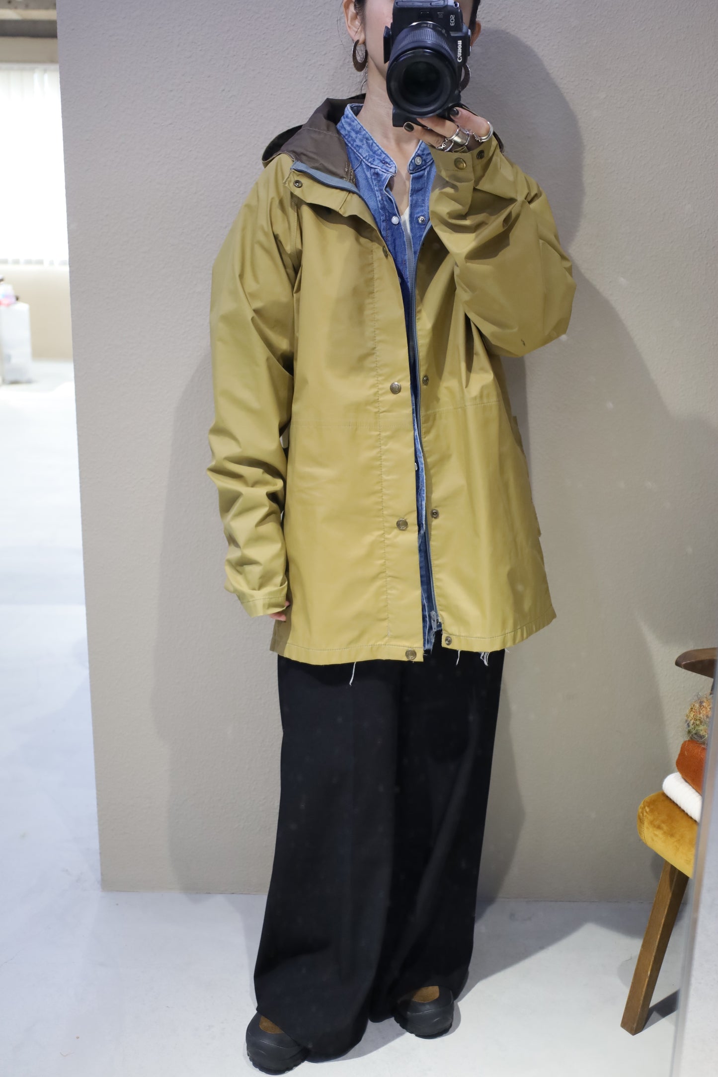 Z929 / 1990's Sierra West GORE TEX  fabric fooded  jacket