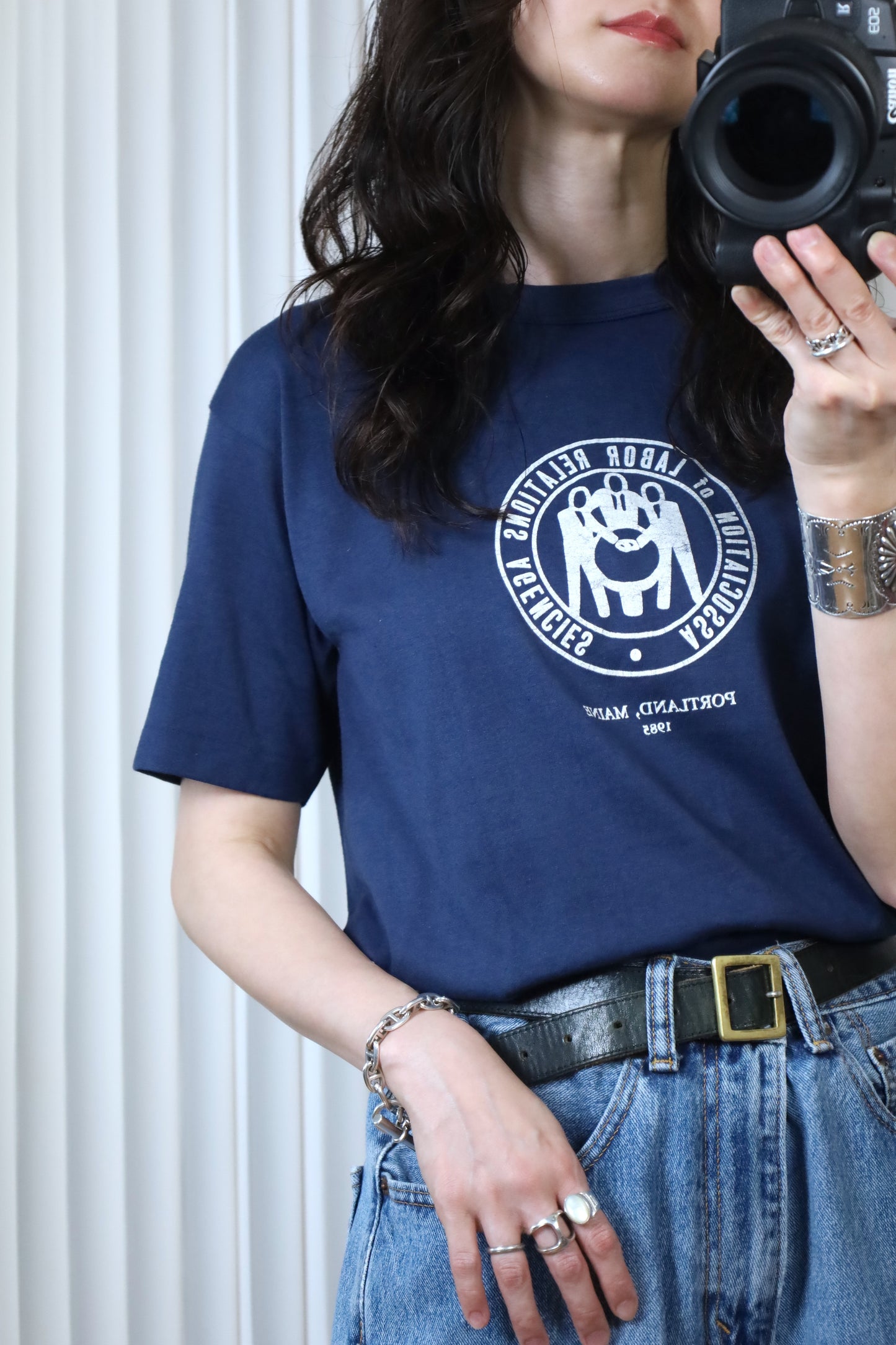 B515 / 1990's OLD Tee Jays Print T-Shirt