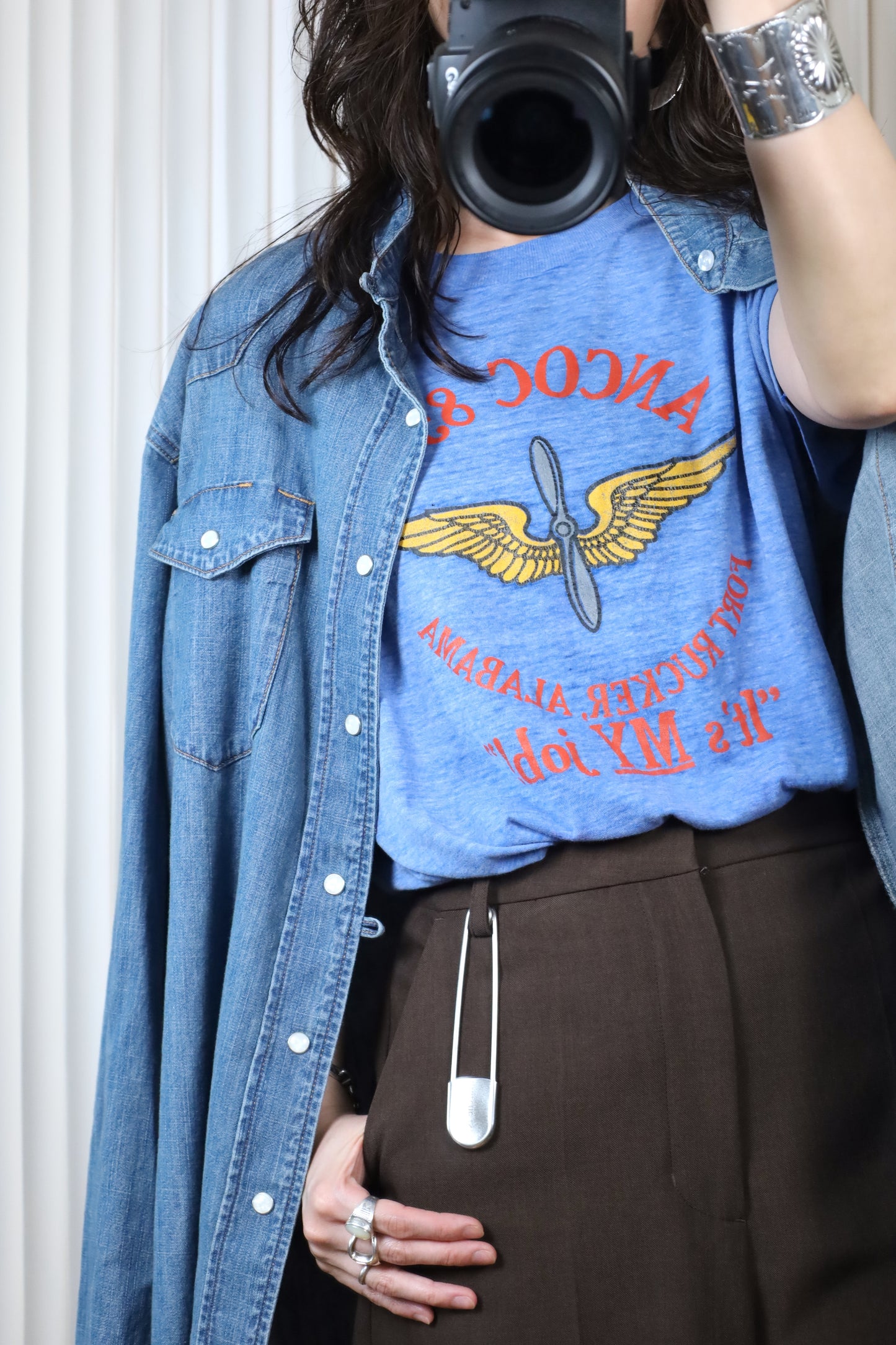 C203 / 1980's UNKNOWN print tee