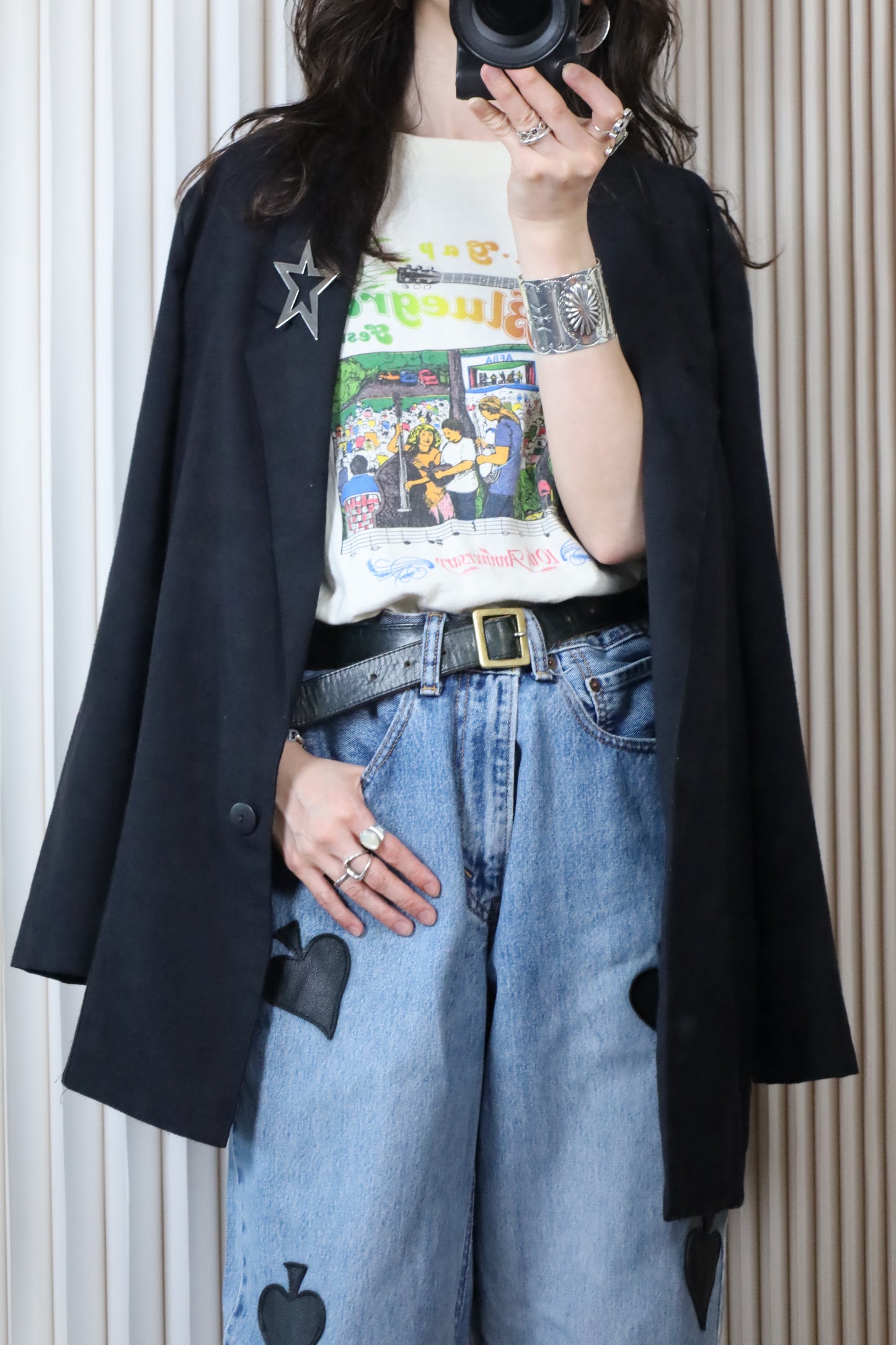 C904 / 1990's ONEITA Blue grass festival tee