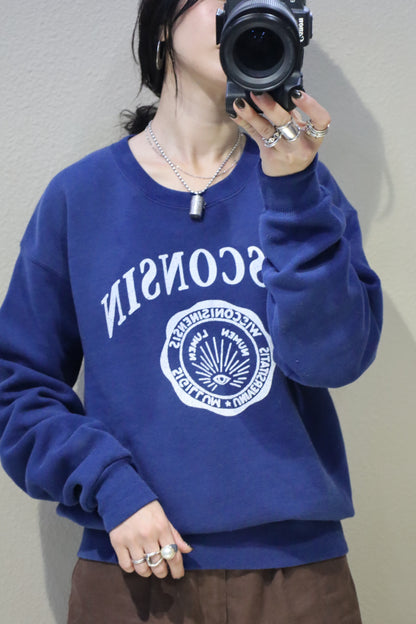 Z1029 / 1990's CASCADE SPORT WISCONSIN print sweat