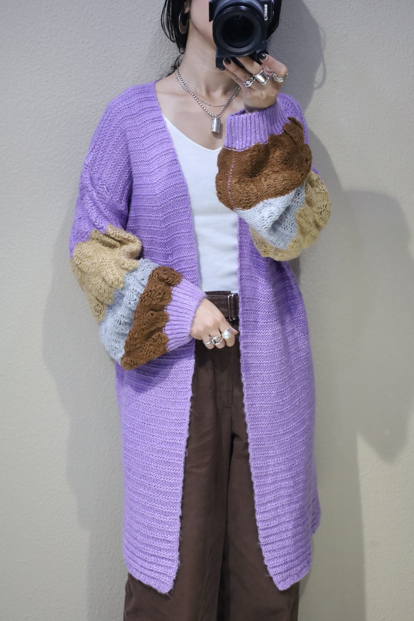 760 / UNKNOWN early2000's design cardigan