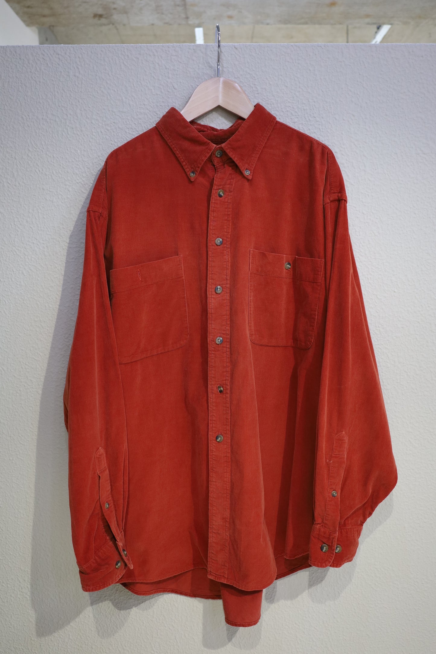 579 / 1990's LAND'S END corduroy shirt