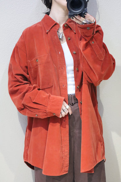 579 / 1990's LAND'S END corduroy shirt