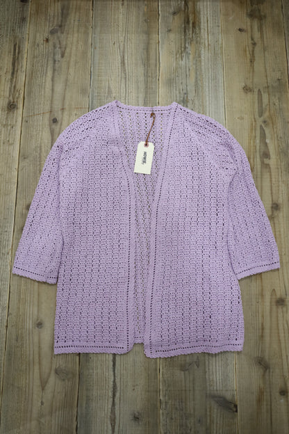 A853 / UNKNOWN crochet knit cardigan