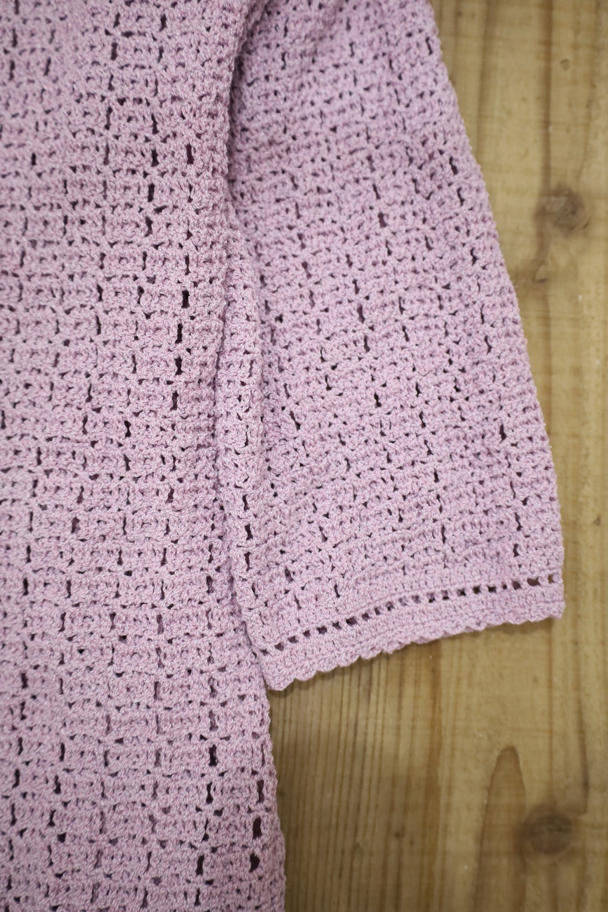 A853 / UNKNOWN crochet knit cardigan