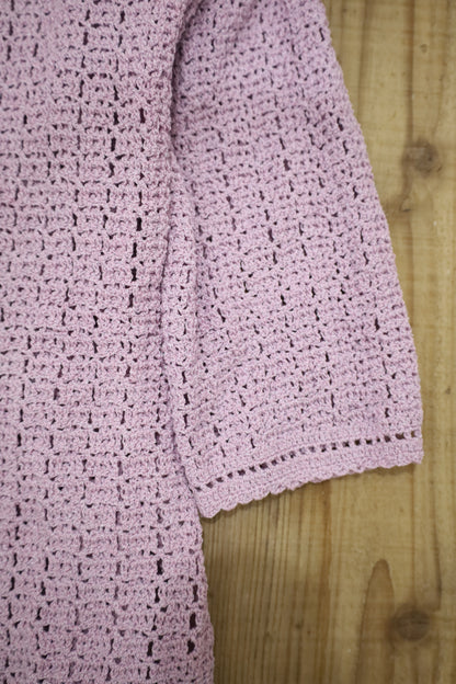 A853 / UNKNOWN crochet knit cardigan