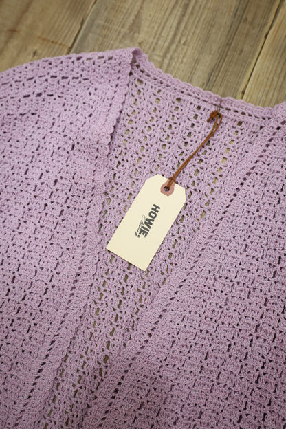 A853 / UNKNOWN crochet knit cardigan