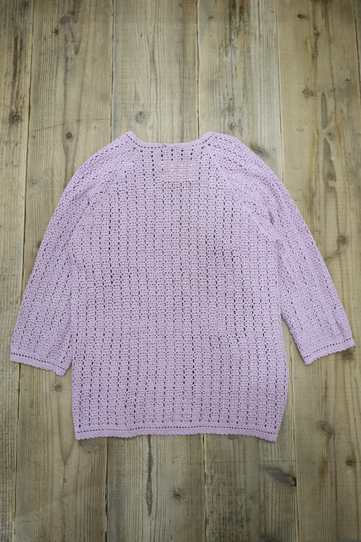 A853 / UNKNOWN crochet knit cardigan