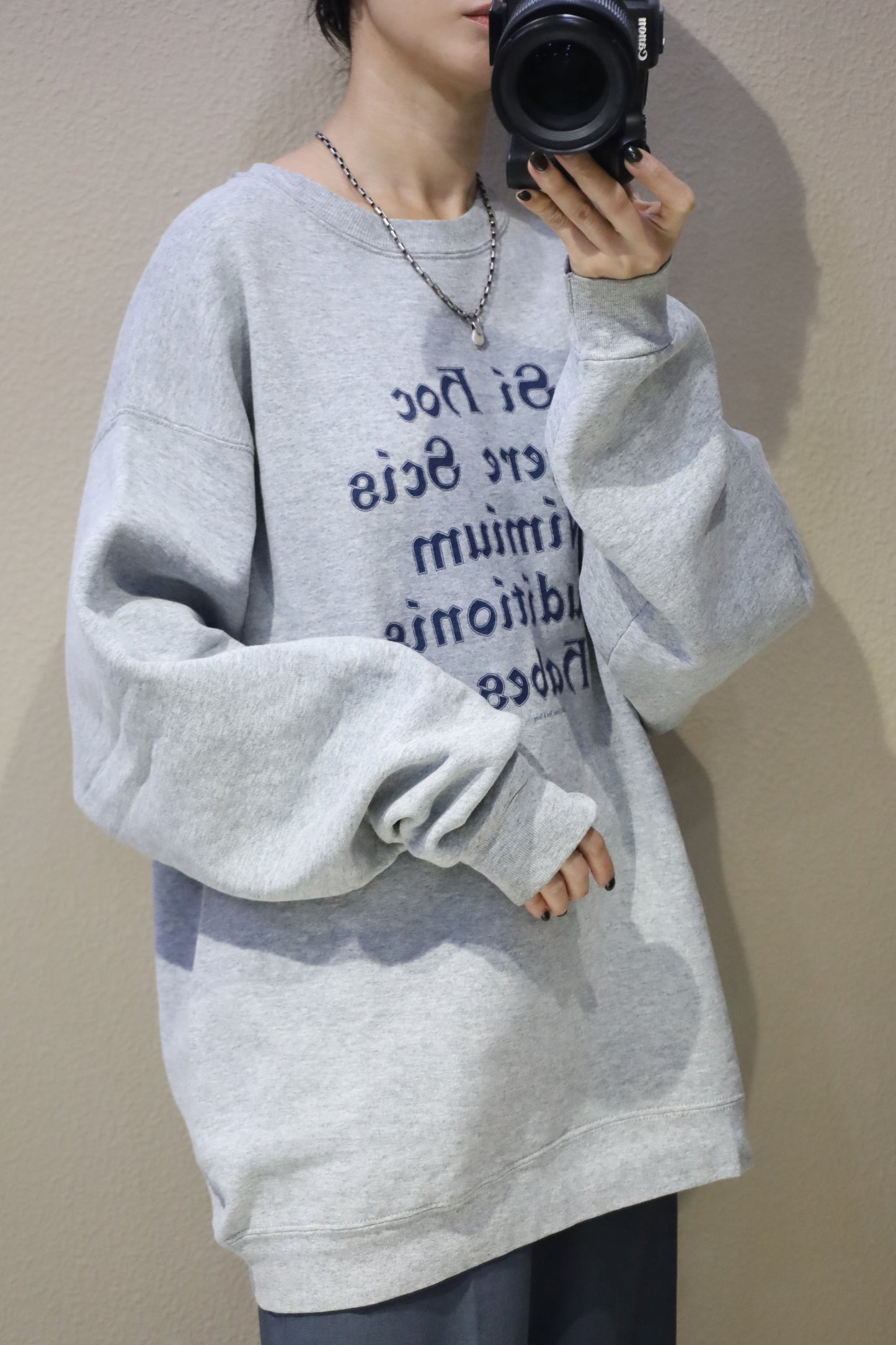 B1027 / early2000's FRUITS OF THE LOOM print sweat