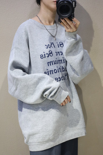 B1027 / early2000's FRUITS OF THE LOOM print sweat