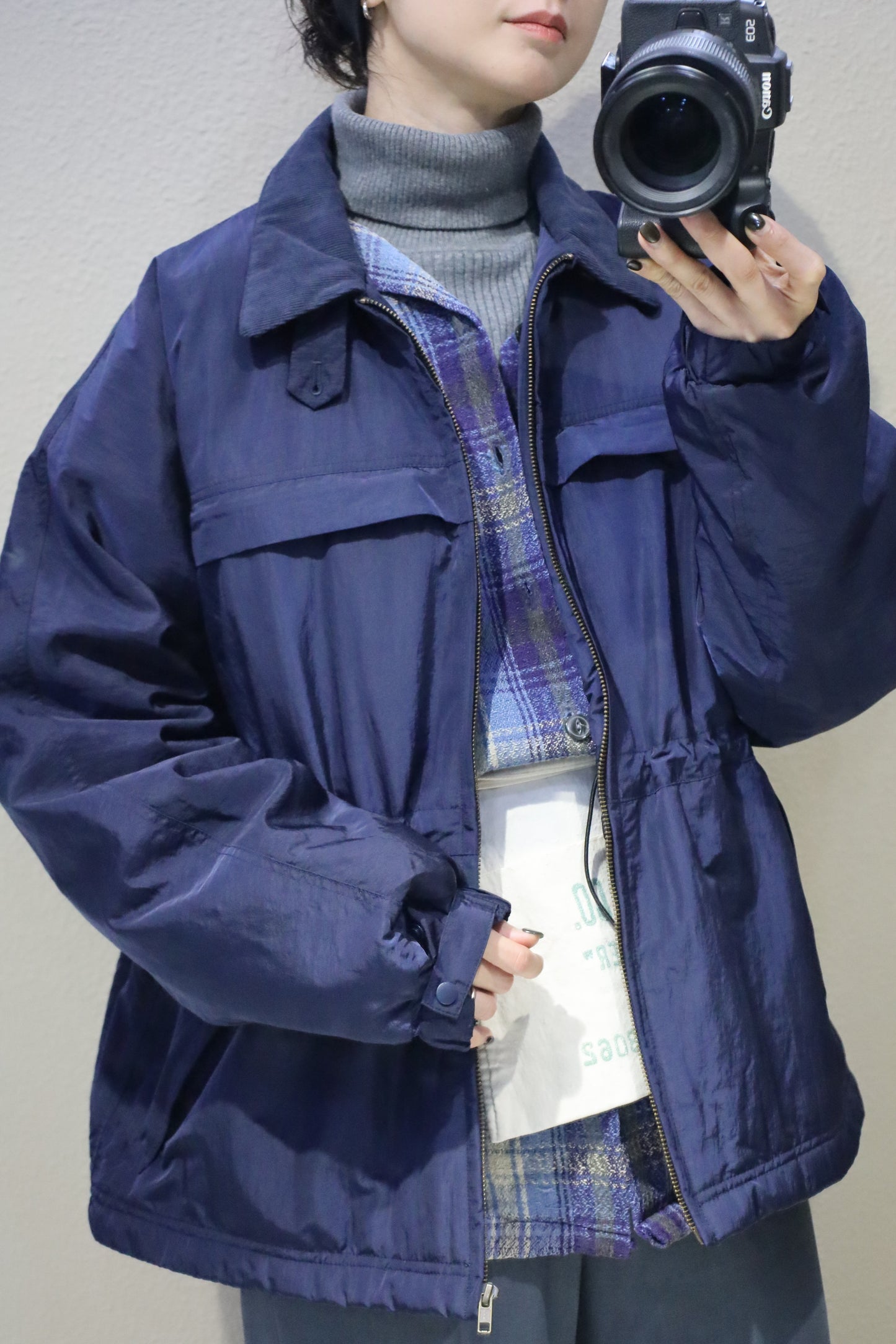 HOWIE padding blouson (navy)