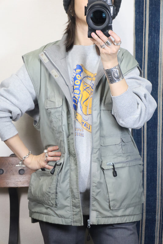 F293 / 1990's WEATHER PROOF Multi pocket vest