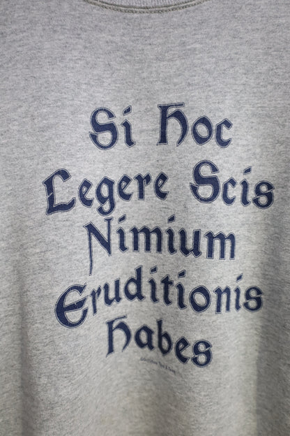 B1027 / early2000's FRUITS OF THE LOOM print sweat